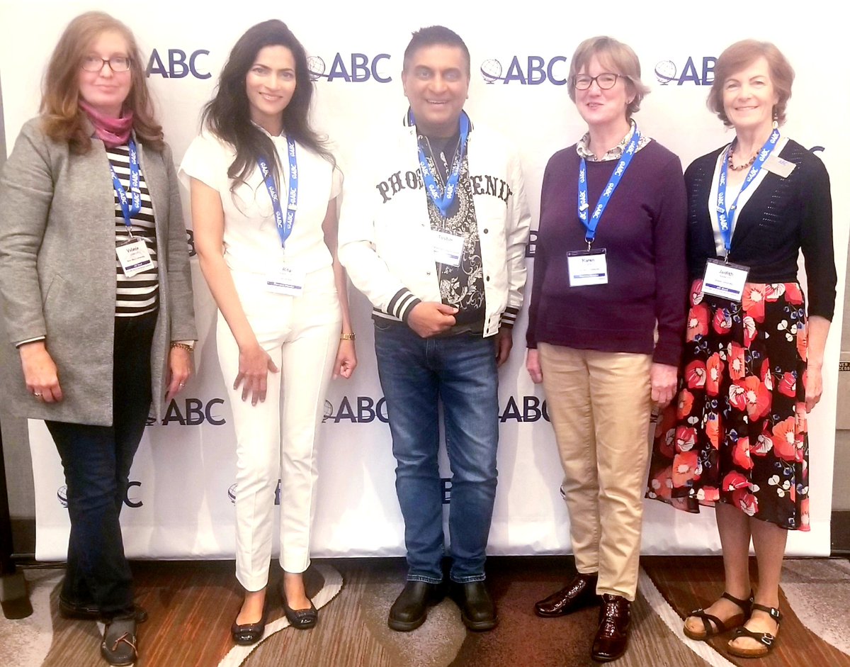 My Canadian crew at the 88th International Annual #conference by the Association for #BusinessCommunication with keynote speaker Rita Kakati-Shah, #Diversity & Inclusion #Strategist, #Empowerment Coach & #Mentor, #International Advisor, Guest Lecturer & #Author. #tusharunadkat