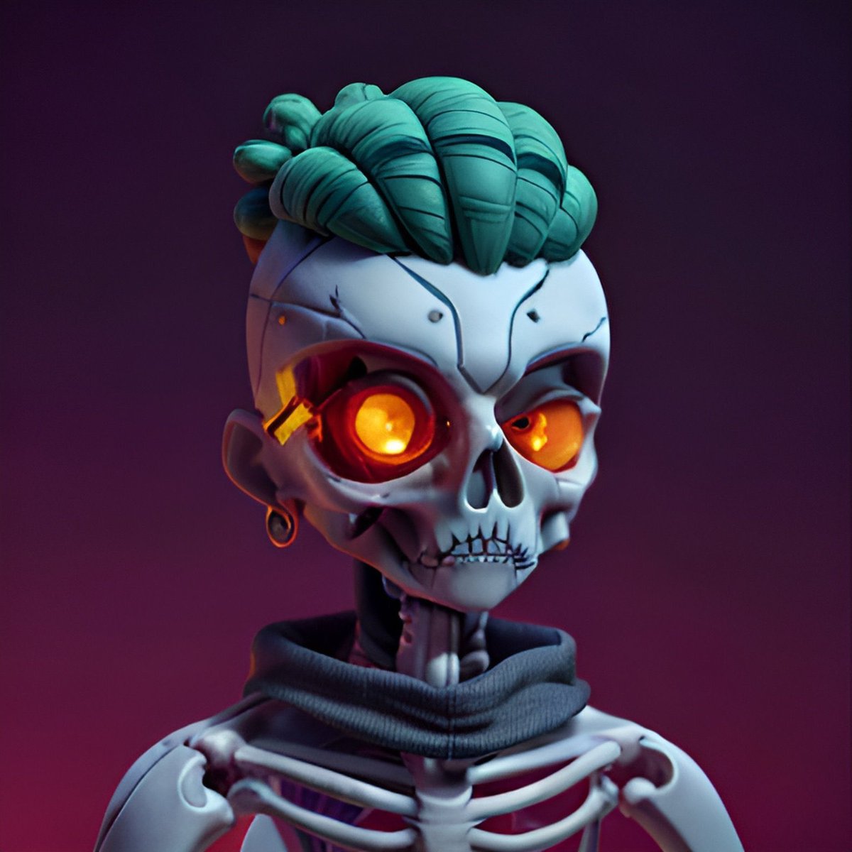 Big ups to <a href="/Alfreeew/">Alfreeew</a> <a href="/RTFKTcreators/">RTFKT Creators</a> for my Halloween Clone 😮‍💨