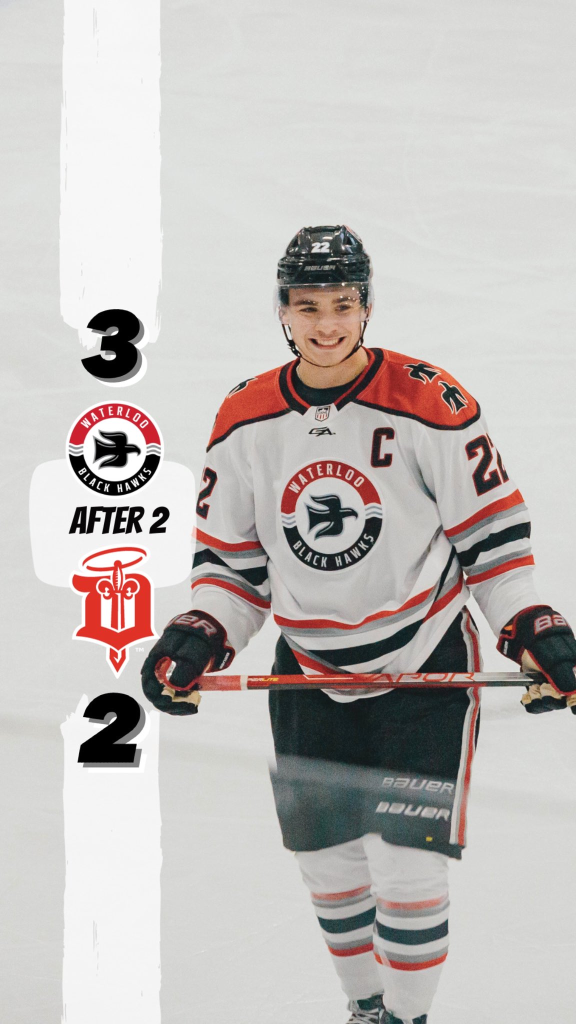 Postgame Recap: A Goal in Each Period - Waterloo Black Hawks