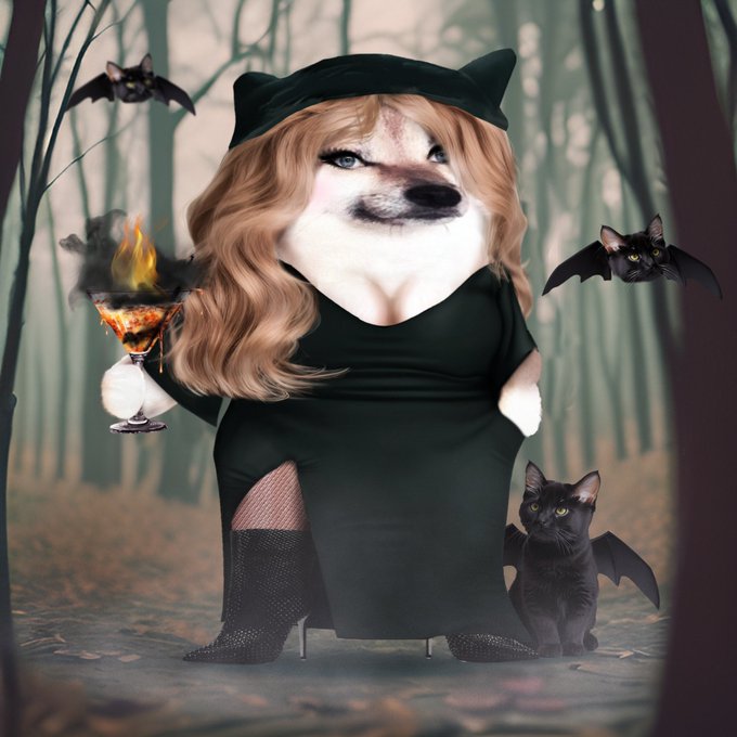 HRHTlSH's tweet image. Greetings, my lovelies, care for a potion? Let us bonk and imbibe for a spell! Slava Ukraini!