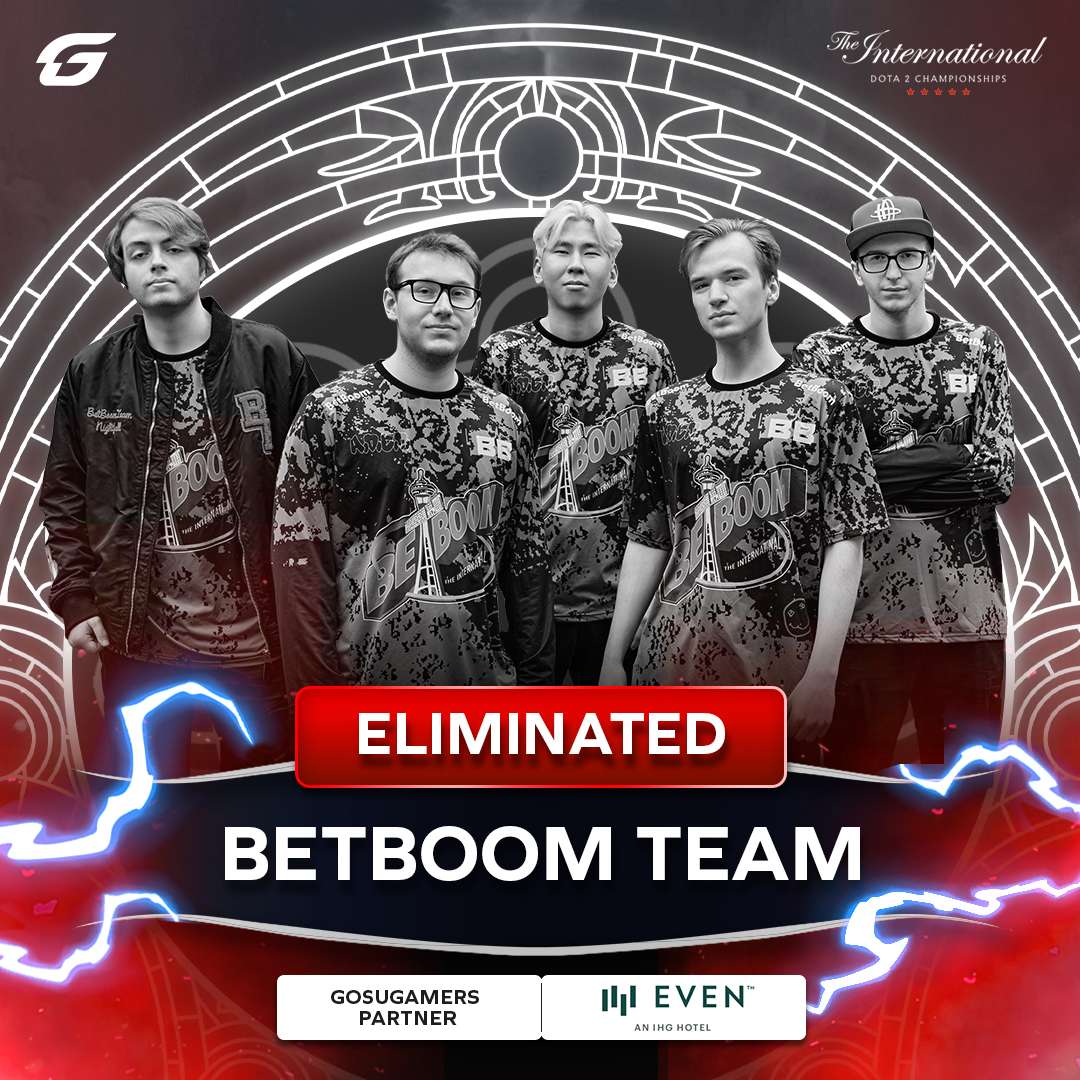 GosuGamers's tweet image. They gave us a great series against #AzureRay, but it wasn't enough to continue their path in the Lower Bracket. 😱

@BetBoomTeam says goodbye to #TI12 

#Dota2