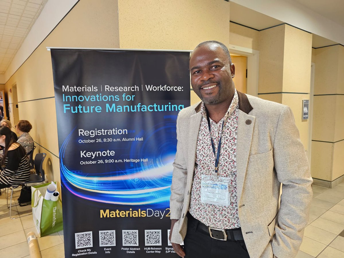 NelsonDzade's tweet photo. The Materials &amp;Minerals Theory Group featured heavily in this year's Materials Day 2023 at @penn_state  State University. I served as a Panelist to discuss “Reducing dependence on critical minerals for energy storage systems through innovations in materials, reuse, and recycling” https://t.co/76bKbPJFJr