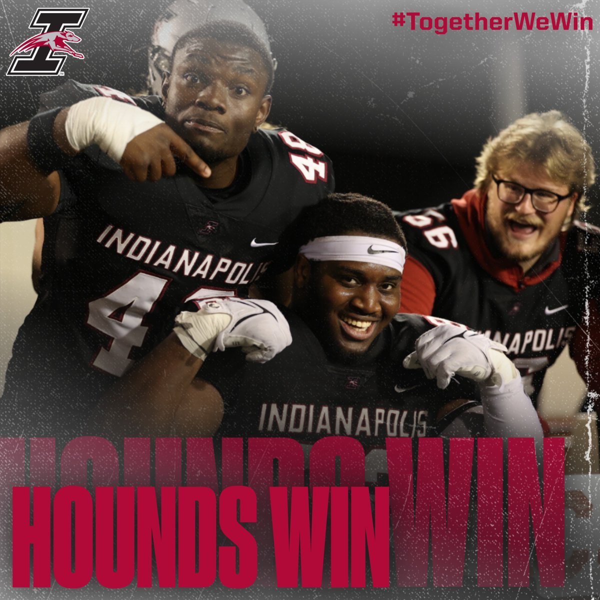 HOUNDS ON TOP!!

#TogetherWeWin

Greyhounds 3⃣5⃣
Upper Iowa 7⃣