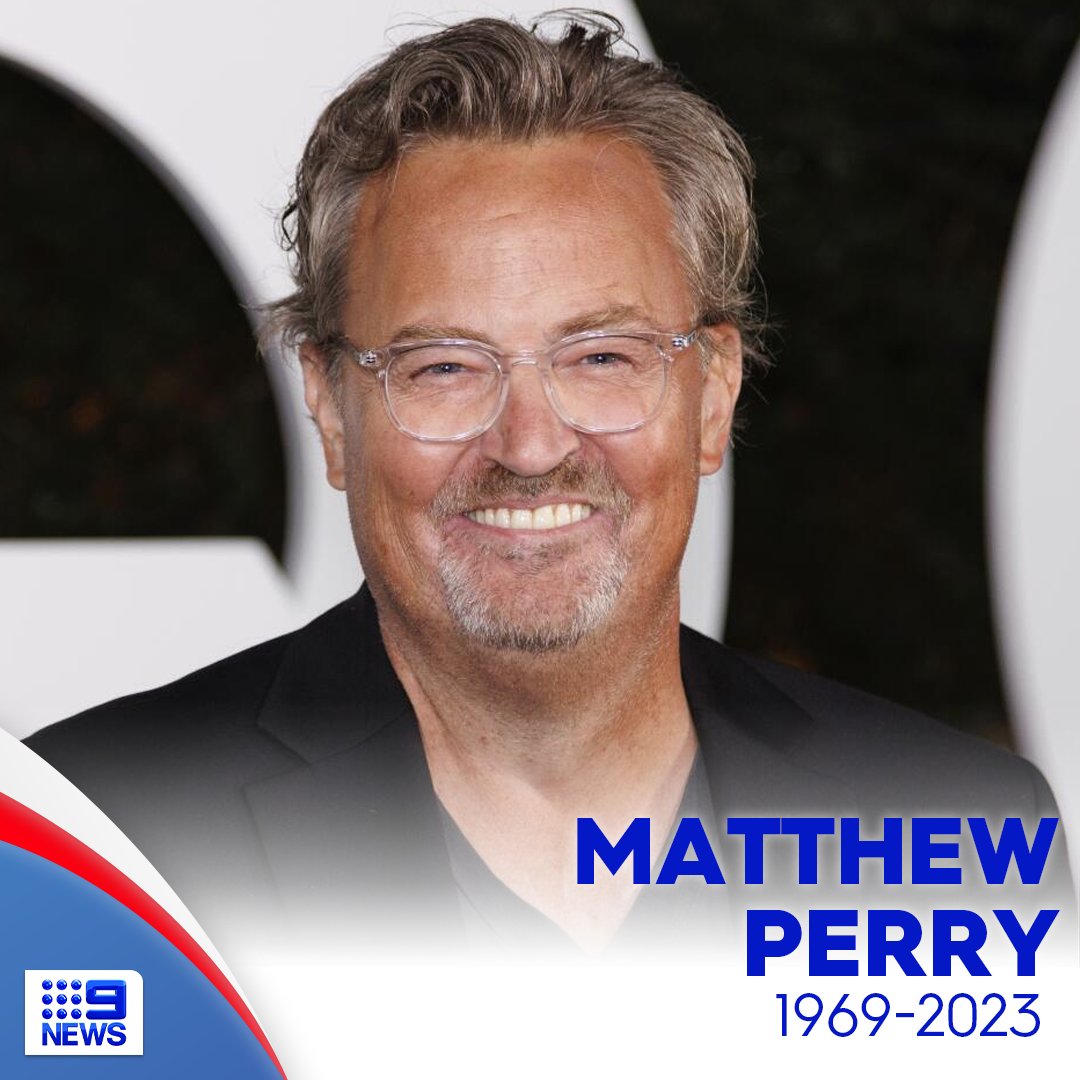 'Friends' star Matthew Perry has died aged 54, reportedly found unconscious in a jacuzzi at a home in Los Angeles.

READ MORE: nine.social/pBT

#9News