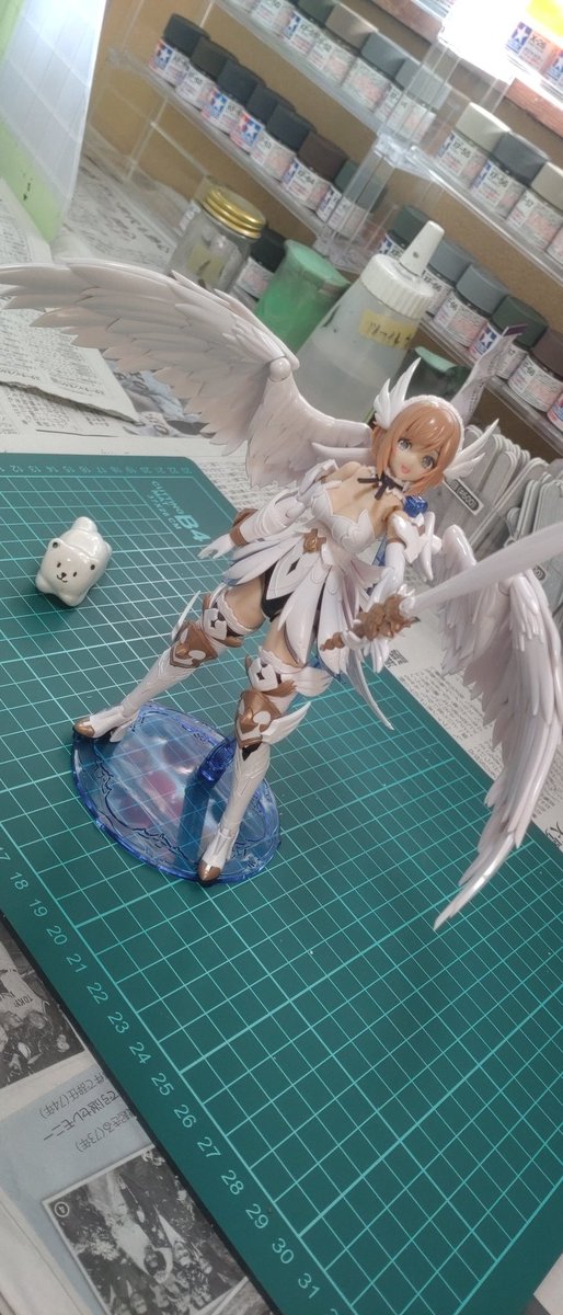 plamon1014's tweet photo. ミリタリー物が最近続いたので、筆休めでコトブキヤのルミティアを制作😀
30MSシリーズよりも値段も倍するぐらいあってクオリティもイイです👍
ムチッとしたBODYと笑顔で癒やされます、🌷 #プラモデル ＃コトブキヤ #アルカナディア ＃ルミティア https://t.co/jtf9x4uAIp