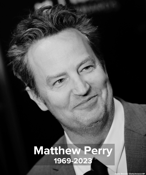 fox13's tweet photo. REST IN PEACE - Beloved actor Matthew Perry, famous for his role as Chandler Bing in "Friends" has died at the age of 54. https://t.co/h4wnrb1g5a https://t.co/lYJjBU7aAh