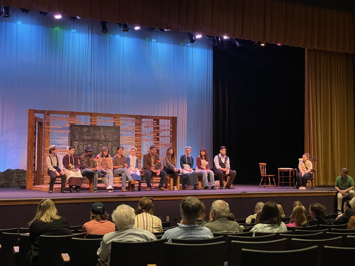 Powerful performances on the Titan stage in “The Amish Project” 🎭 The actors also provided thoughtful insights during the talkback. Bravo! 👏 #TitanPride 💚