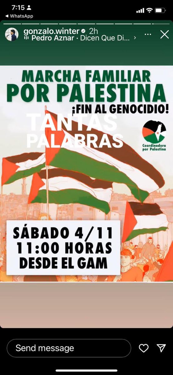 progpalestina's tweet photo. En #Santiago2023 https://t.co/ikR8BFyQKR