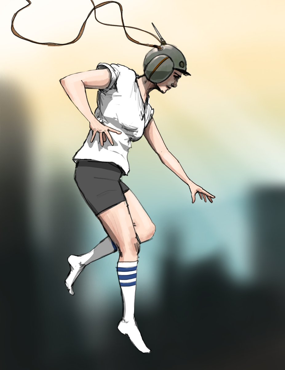 lworman's tweet photo. Enjoying a nice night of sketching/painting in Krita - 
Thank you @JookpubStock !!! Always amazing poses!!!
#FloatFriends #Floatgirl https://t.co/MR0WfjI6br