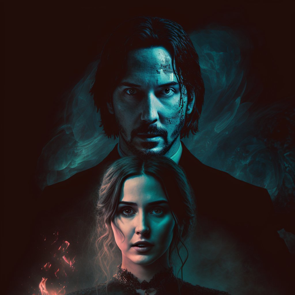 DCDCEU78's tweet photo. Fan Art and Fan Cast: Keanu Reeves as John Constantine and Ana De Armas in #Constantine2 @AkivaGoldsman https://t.co/8le6SewgR6
