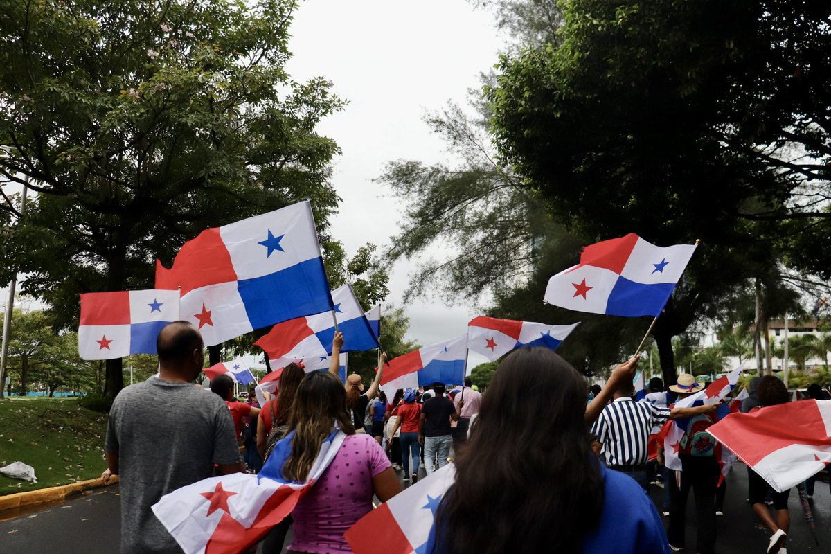 CS_Panama's tweet photo. 28•10•23 #Historico Un día para no olvidar #ProtestaMasiva ¡El Pueblo Unido Jamás será vencido! #NoAlContratoMinero #DerogaciónLey406 https://t.co/h5egZkjtJy