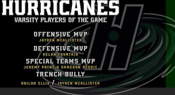 CoachJosephFB's tweet photo. S/O to @Jaydenmac77 for winning Offensive MVP and Trench Bully of the game. #Trenchboyz #BeTheStorm @HightowerFB @HHS_Canes @JulianLister @theofficalJAM @JeremiahSwartz6 @nmarshall8 https://t.co/SpR4W906Tc