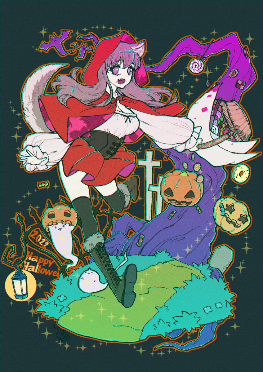 「【再掲】はっぴ～はろうぃ～ん #ぴなたぴこ画 #ハロウィン #ハロウィンイラスト」|日向ひこのイラスト