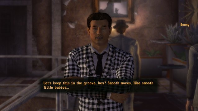 I still think about how Matthew Perry was such a big fan of Fallout 3 that he talked about it on TV so they gave him one of the best roles in New Vegas