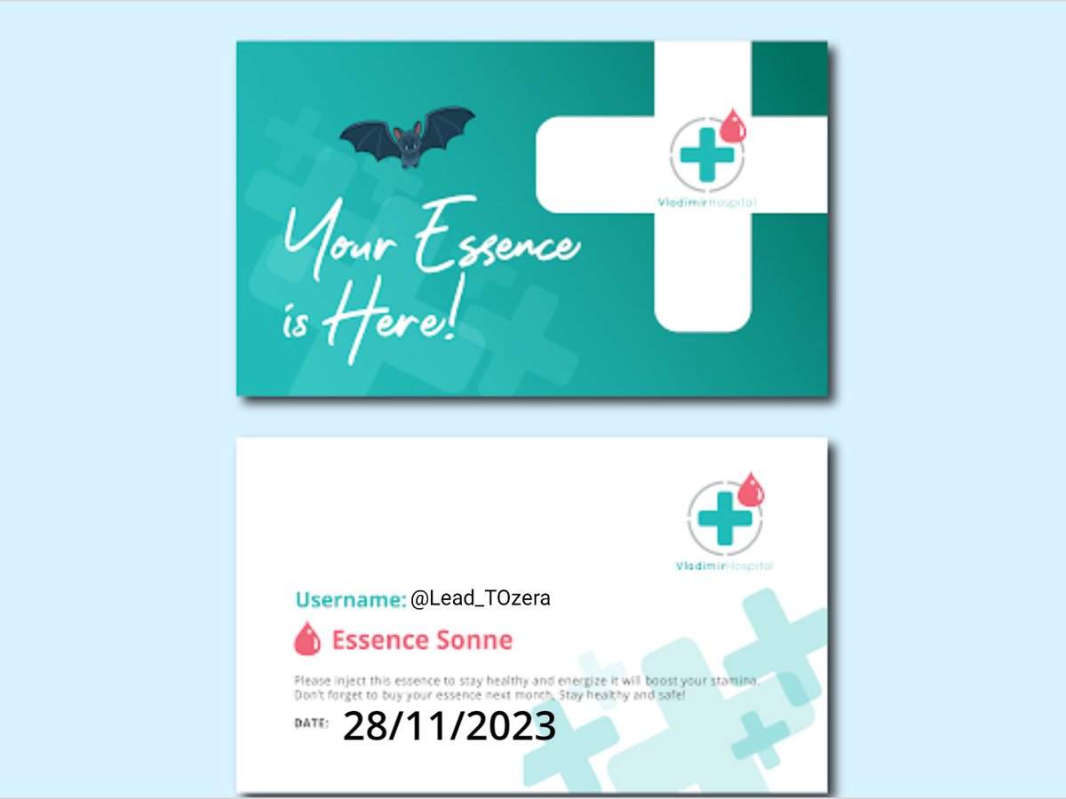VENXMOOF's tweet photo. ㅤ
ㅤ
ㅤ       knockie ！
     knockie ! 📬📦

Paket dari Hospital Vladimir ingin mengantar sesuatu nih. Jangan lupa di terima ya!📨

📮 : @Lead_TOzera
📜 : Essence - Moroi

Have a great day, jangan lupa senyum ya. ❤‍🩹💕

ㅤ https://t.co/uXKVbt1qlx