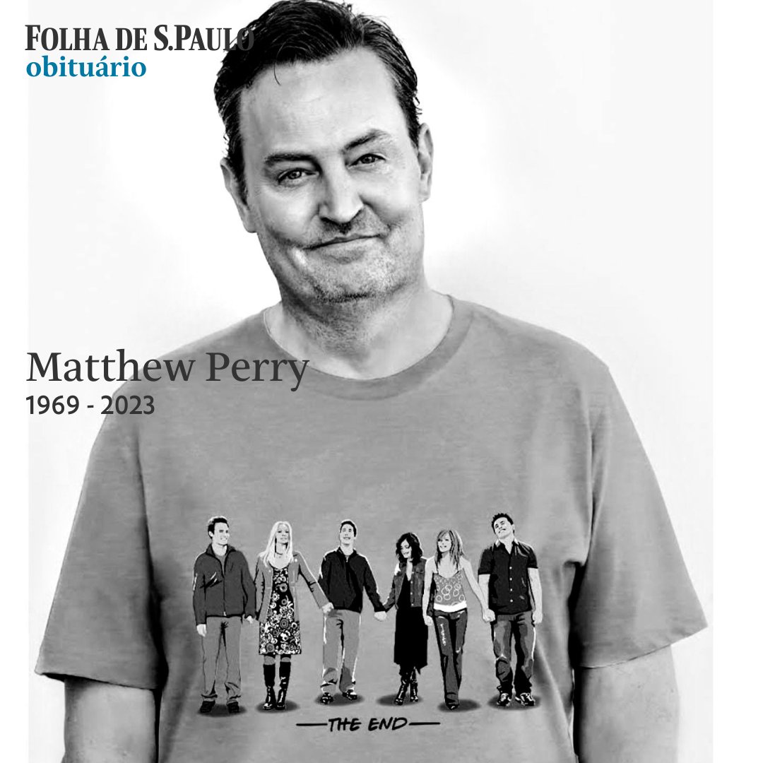 Morreu neste sábado (28) o ator Matthew Perry, famoso por interpretar Chandler no seriado "Friends", diz o portal TMZ. A causa foi afogamento, segundo fontes da polícia americana ouvidas pelo site. O corpo do ator teria sido encontrado na banheira de hidromassagem da sua casa, em