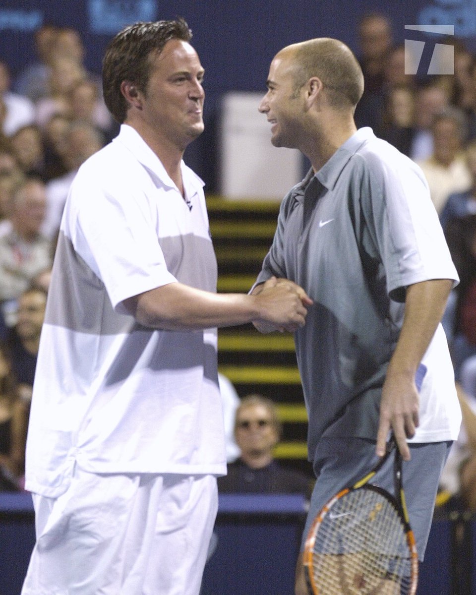 RIP 'Friends' star and big tennis fan Matthew Perry 🙏
