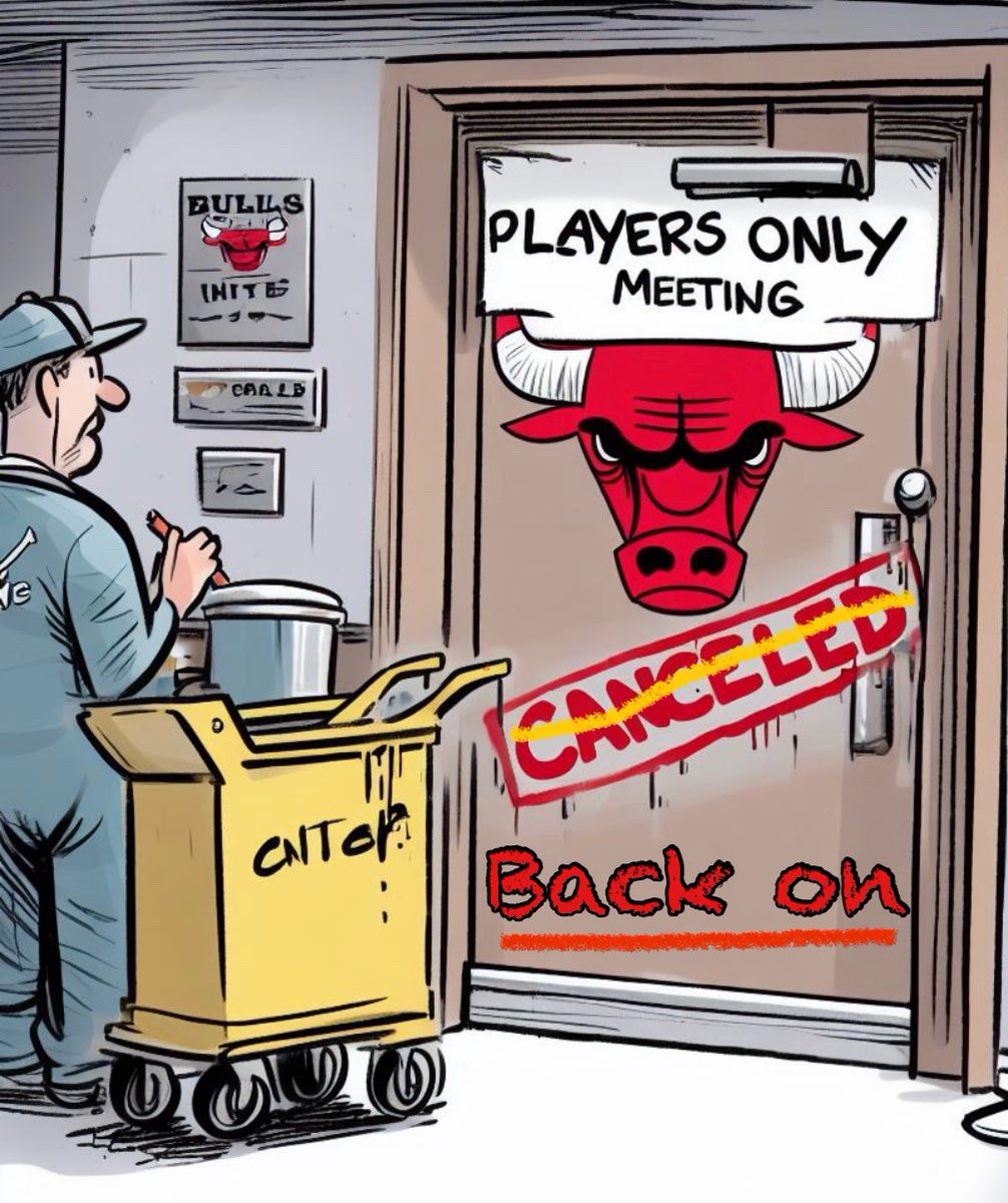 DieHard_Chicago's tweet photo. @chicagobulls Players meeting is back on https://t.co/wtxOgLfYNl