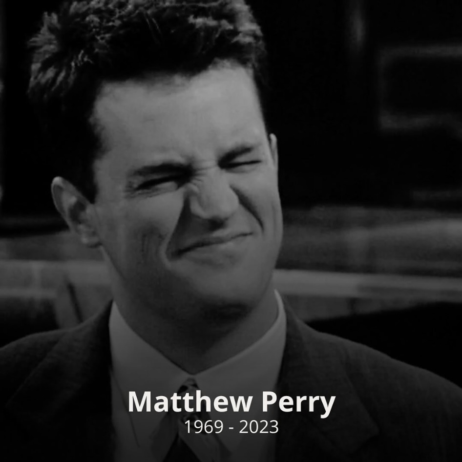HBOLAT's tweet photo. Descansa en paz, Matthew, nuestro forever Chandler Bing 🕊️ “I’ll be there for you” https://t.co/Zel1As2eu6