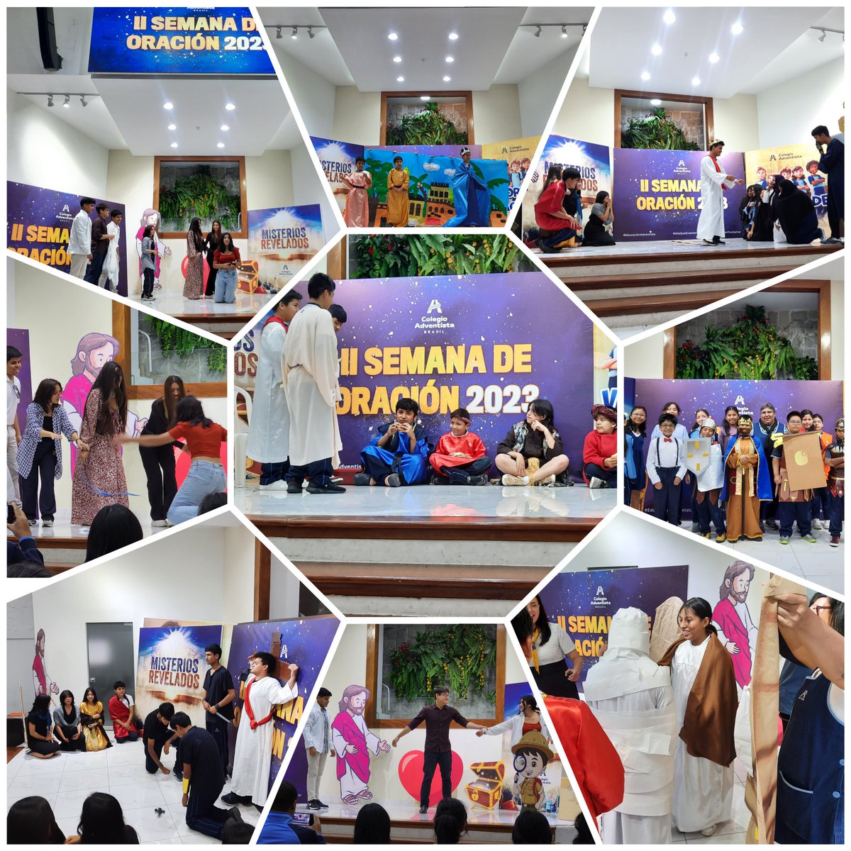 AngelGEspinoza's tweet photo. Agradecemos a Dios por esta II Semana de Oración 2023 en los 3 niveles del Colegio Adventista Brasil 🙌🏻❤
Un agradecimiento especial al Pr. Juan Castillo y nuestra Hna. Rosana Díaz, por ser nuestros oradores e instrumentos en las manos de Dios. 📓
#ASEACES #APC #UPS https://t.co/pIlrVxbtiy