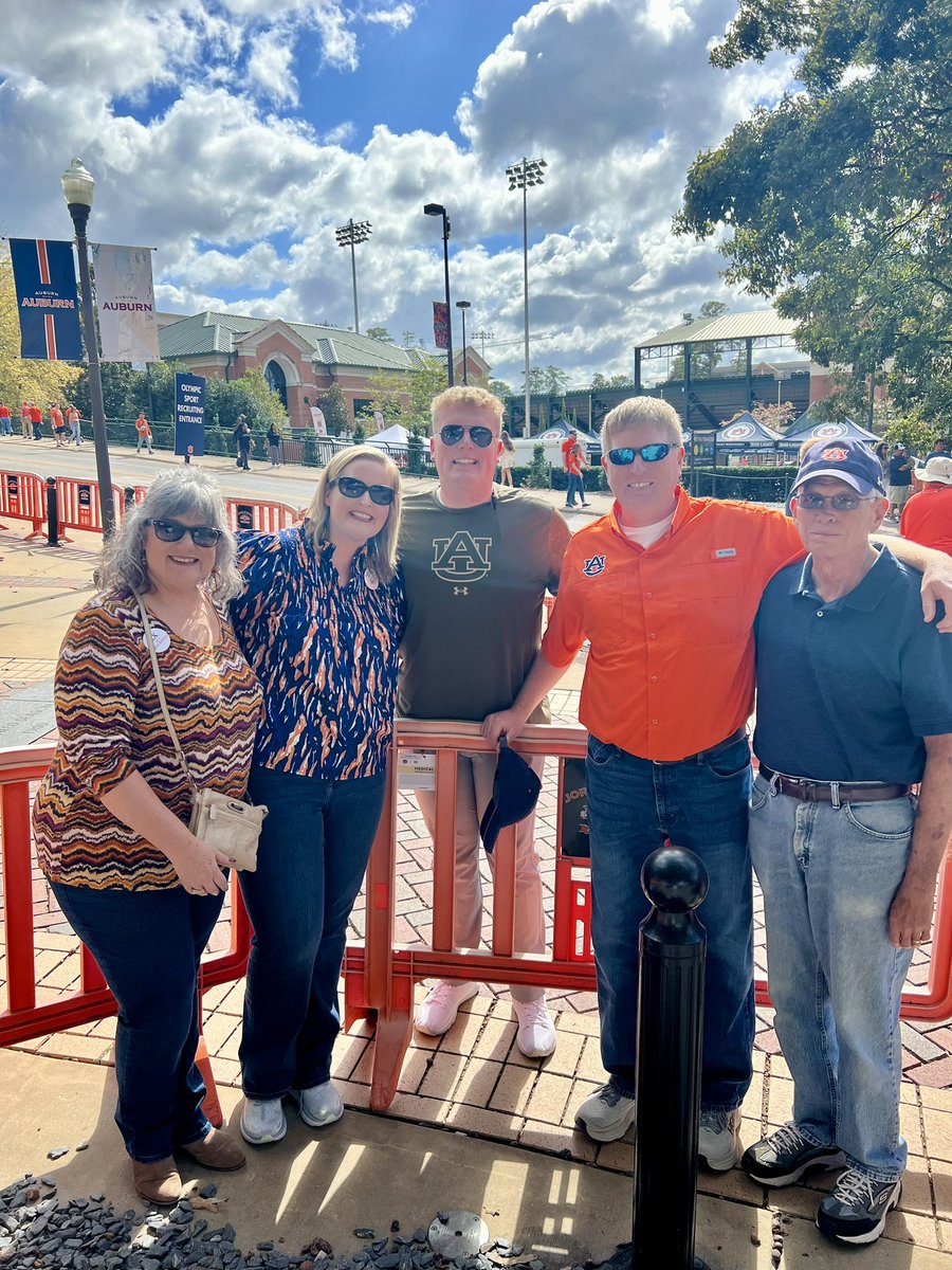 Only Noah Tanner could get me to dress in orange, wear a Sigma Chi button that says “War Eagle” and pretend to be an Auburn fan when they were playing my beloved Bulldogs. So proud of him and his lifesaving efforts last Spring in Arkansas. Real life hero!