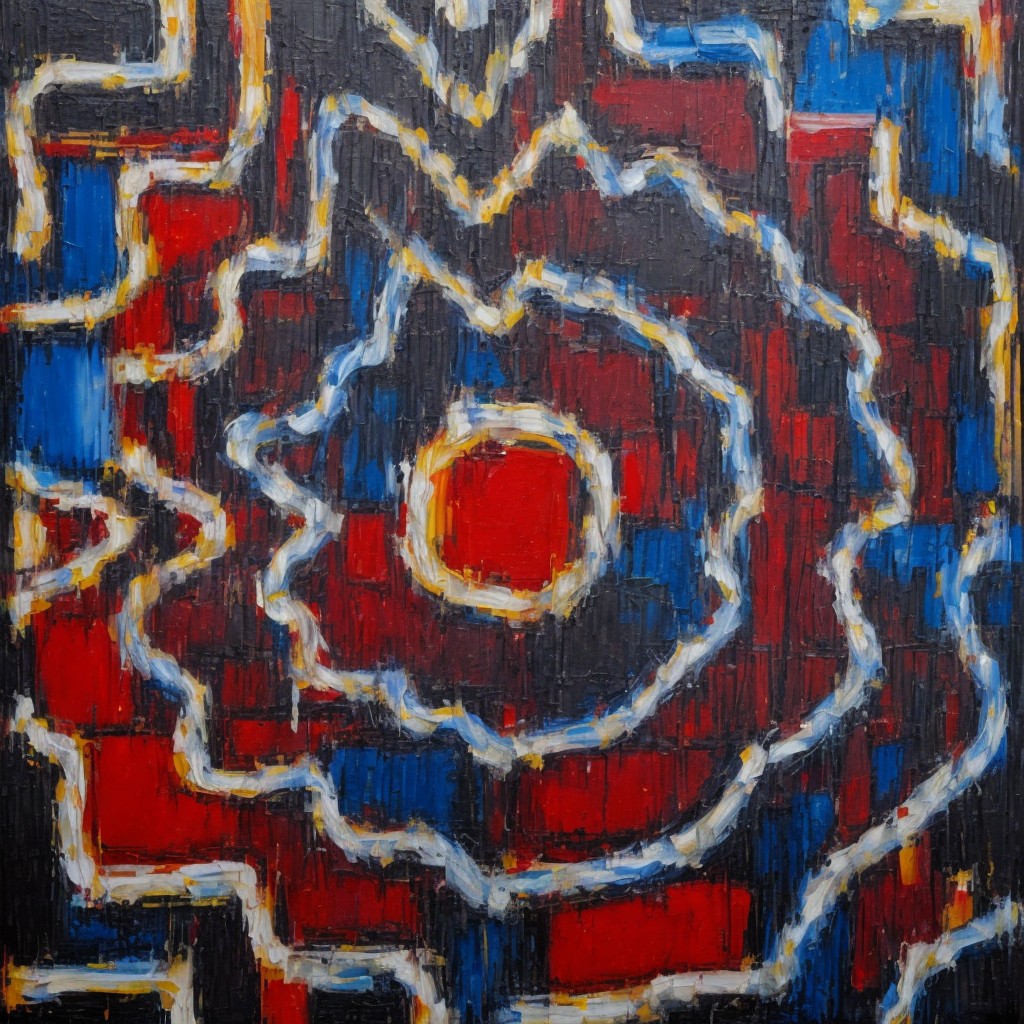 cmonteiroart's tweet photo. Mixing patterns generated in #tinkersynth + #artbreeder to create some abstract oil paintings
@JoshWComeau @Artbreeder
#aiartcommunity #aiart #illusiondiffusion #AIArtworks #ControlNet #stablediffusion #painting #abstractart https://t.co/N5ukIo6tMc