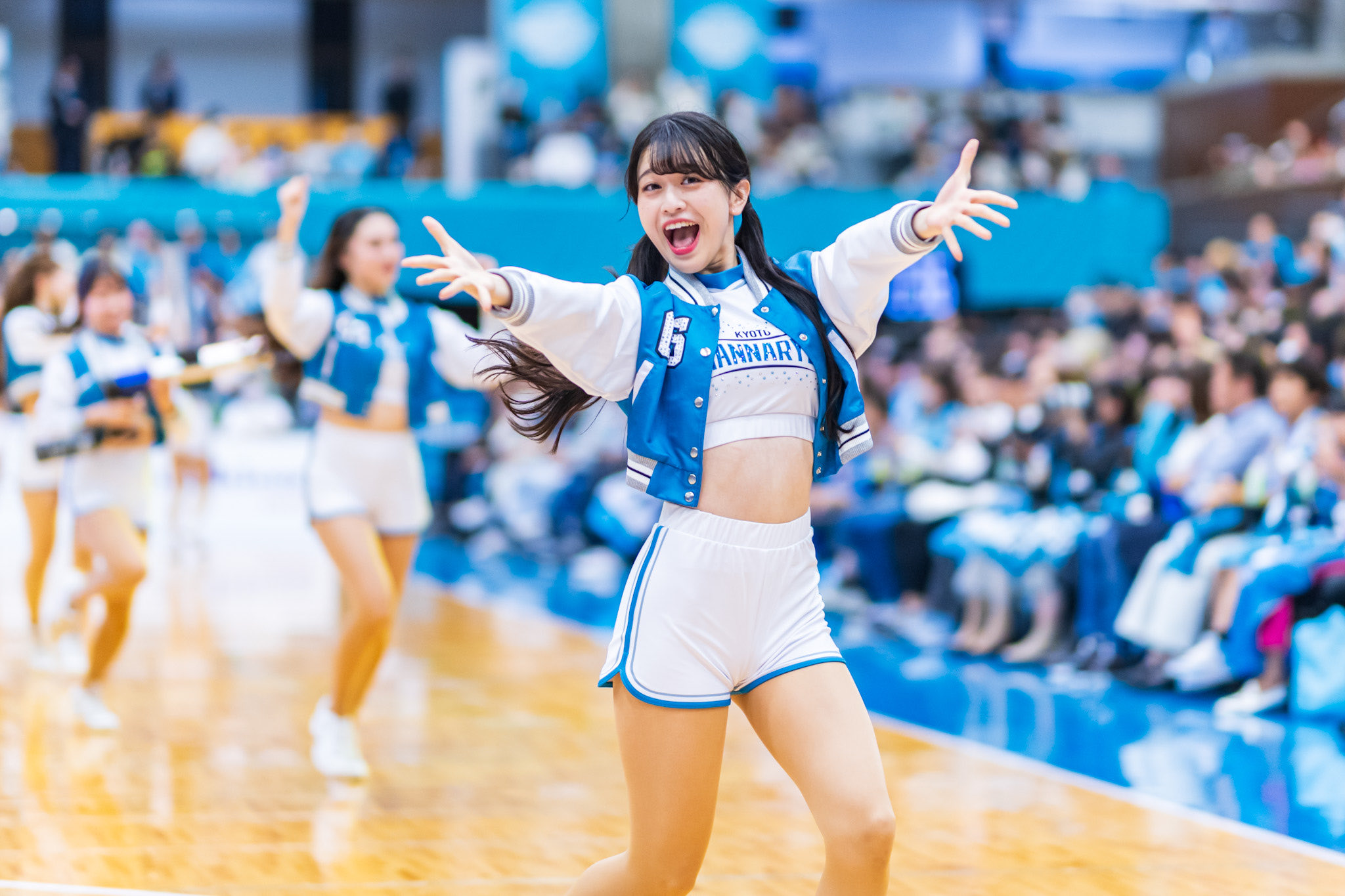 京都ハンナリーズ　チア　ユニフォーム はんなりん RIKA,MIKARI,HARUKA,KOTONE 卒業のお知らせ | 京都