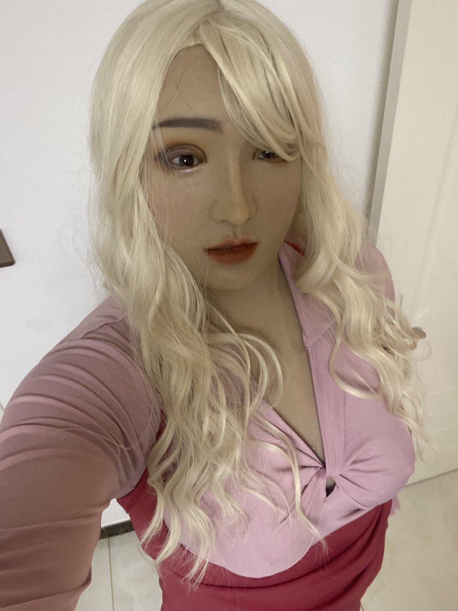 蛮好看~粉色配白毛