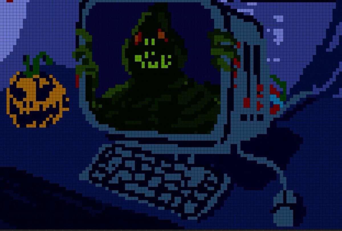 thejackblackmon's tweet photo. The Phantom in the Machine returns tonight at 10 PM. Tune in to @KLSURadio for two more hours of Halloween hardcore #techno! https://t.co/OGWdAZU1eQ