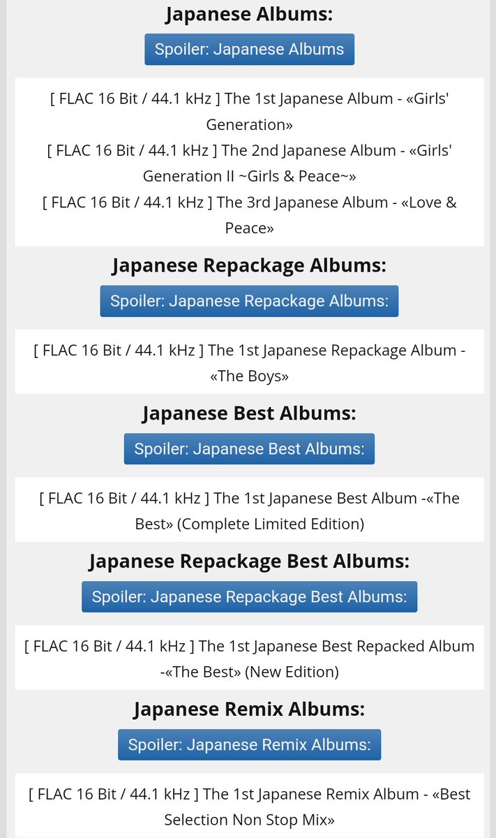 taeresnosliramu's tweet photo. (DOWNLOAD)

Girls' Generation Discography (2007-2022) - Albums, EPs, Singles [FLAC 16 &amp; 24Bit/44.1 &amp; 48 &amp; 96kHz]

💾 Google Drive (alternative links)

🖇️ https://t.co/zHATD4RvdT
🖇️https://t.co/fJcvLcZkF2
🖇️ https://t.co/GIHqtWEvTY

💾 Terabox

🖇️ https://t.co/KdhIOcK1RY https://t.co/lAtrUIzcWh