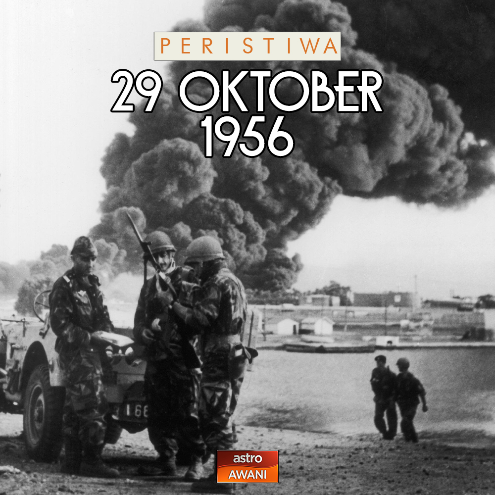 Hari ini 67 tahun yang lalu, rejim Zionis menceroboh Mesir, memulakan Krisis Suez. Pada 1954, tentera Mesir mula menekan British untuk menamatkan pendudukan tenteranya di Terusan Suez (yang diberi menurut Perjanjian Anglo-Mesir 1936). Ia membawa kepada tindakan Presiden Mesir…