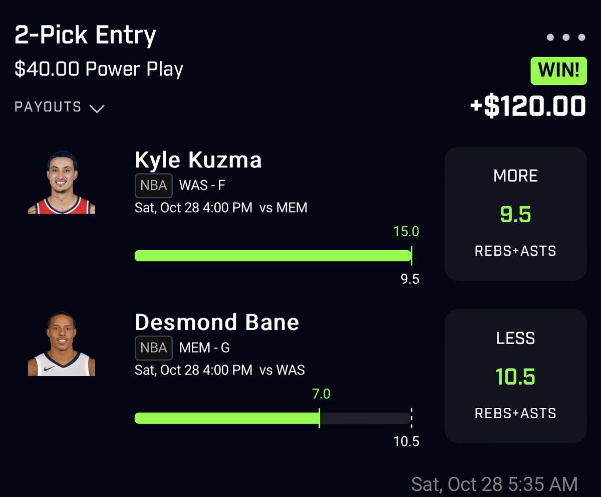 Bankrow57's tweet photo. @PropPlayz Perfect day In my eyes  appreciate it Bro I needed this get back real bad  ✅✅🔒 https://t.co/YFjLYerUVu