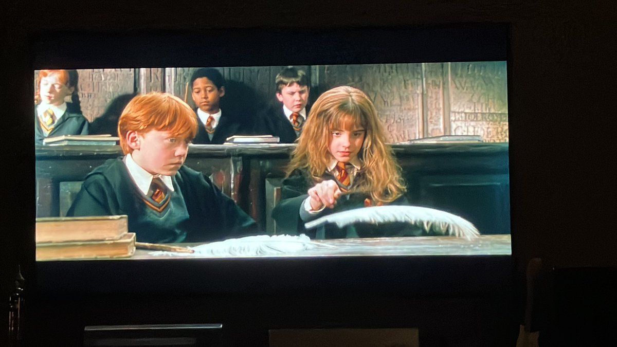 On my “it’s almost Halloween so let’s watch Harry Potter” bullshit.