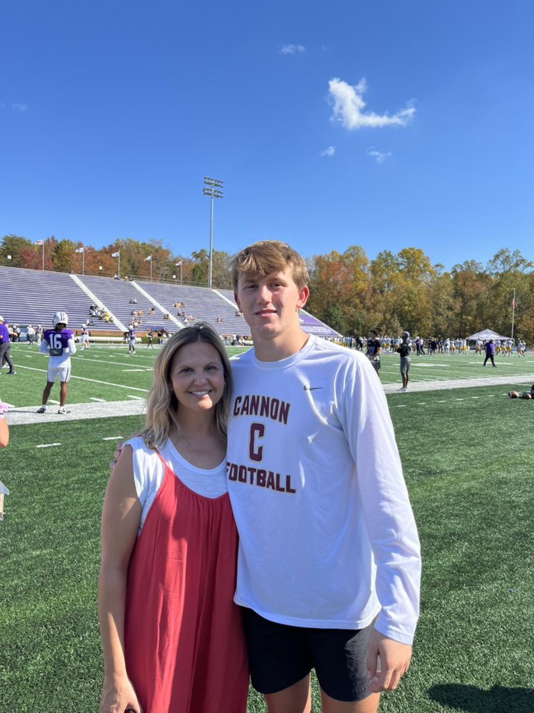 I had a great visit at Furman today!! Thank you @CoachKLewDL for the invite and hospitality. I can’t wait to be back on campus soon!! @CannonCougarsFB @DrewDudzik @justin_roper