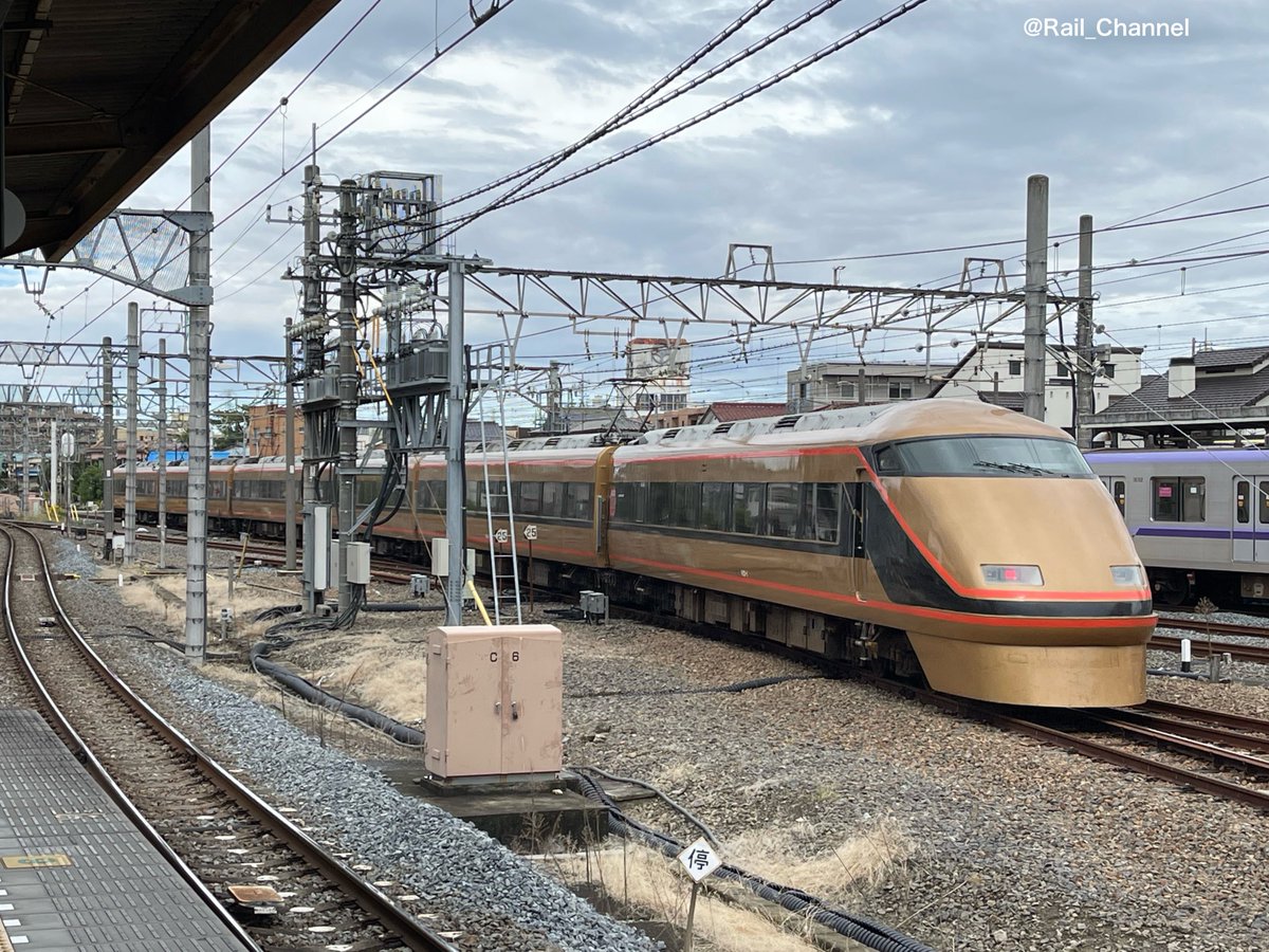Rail_Channel's tweet photo. #634型 1時間ぐらい前に岩槻付近を通過。そのあと春日部折り返しで下って行きました。#スペーシア の春日部副2入線も珍しいかな？(団臨運転に伴い発着線変更)

#スカイツリートレイン #野田線 #アーバンパークライン #100系 #103F #スカイツリーライン https://t.co/yi9Tj14cAw