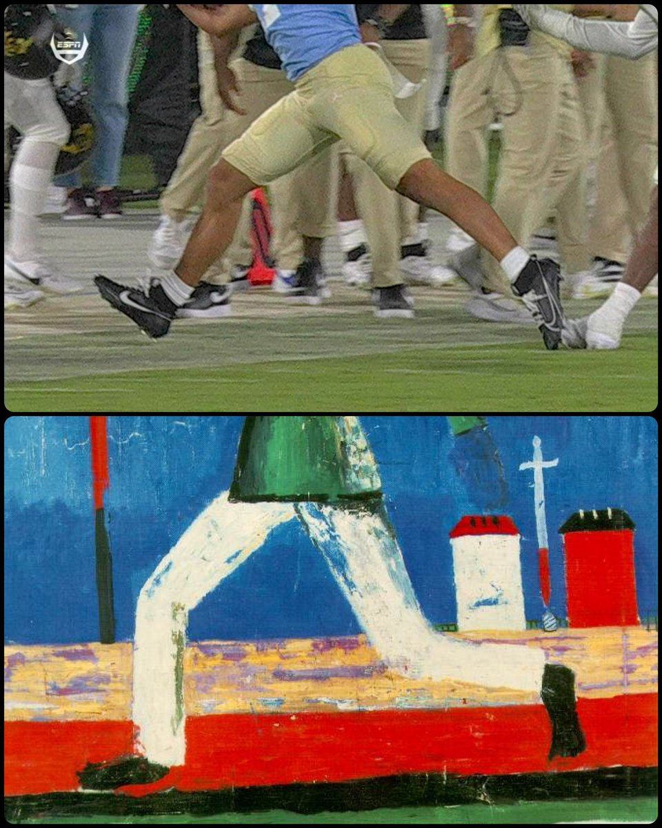 The Running Man, by Kazimir Malevich, 1932, 📸 via <a href="/cjzero/">CJ Fogler 🫡</a>