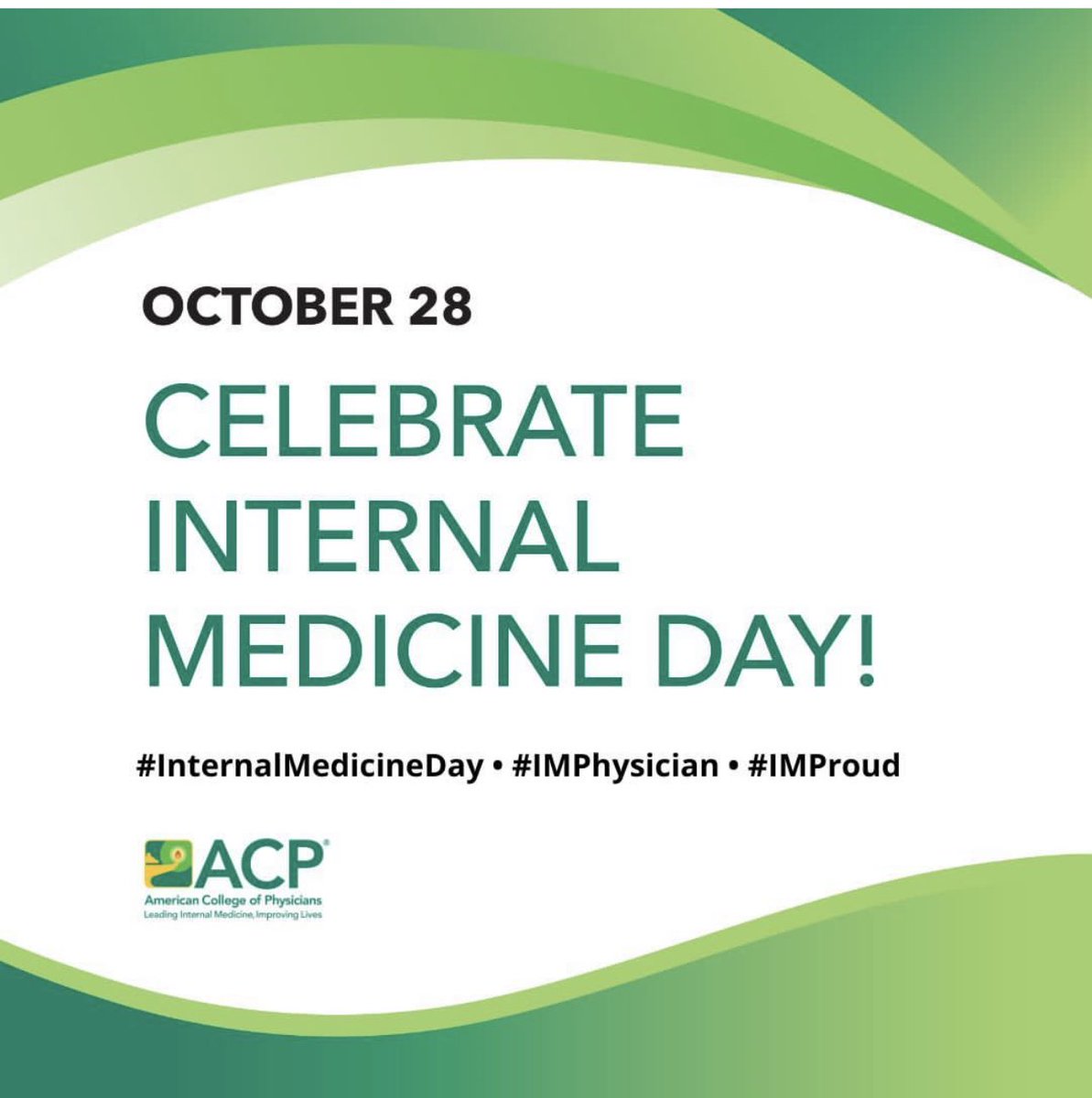 Happy Internal Medicine Day to all our hardworking & dedicated IM physicians! #improud