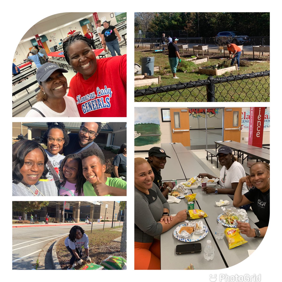 ClarkdaleES's tweet photo. So much FUN at our Cardinal beautification and Cook-out day!!
Thank you, Katy Laine and Dr. J. Jones for organizing such a successful event! We appreciate our Cardinal family for their hard work and @osborne_principal for grilling & DJ-ing! @SheaThomas71
@CobbSchools https://t.co/mdLFTHmtl2