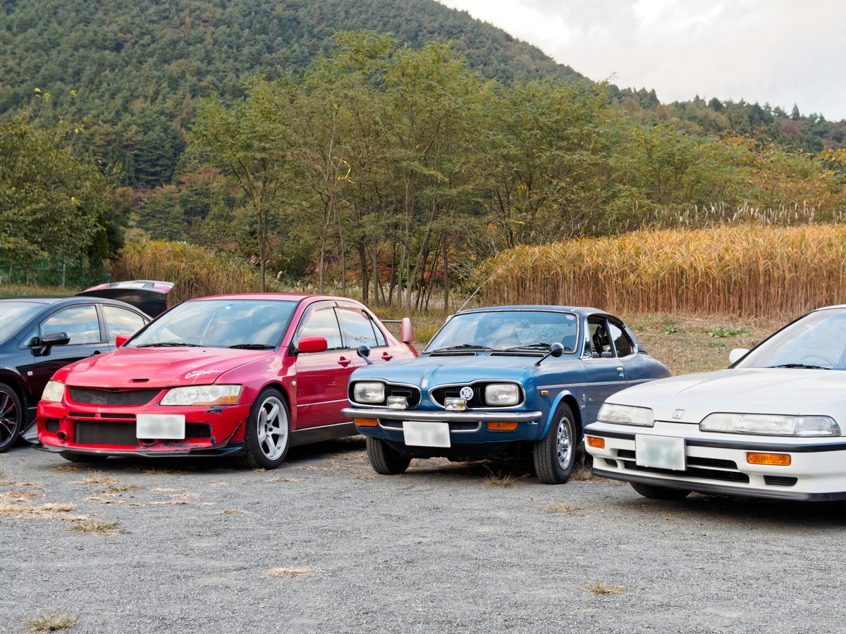 「実は僕も、西湖湖畔キャンプ場で開催された「(車・バイク絵師)クリエイター交流会」」|佐久間 正典のイラスト