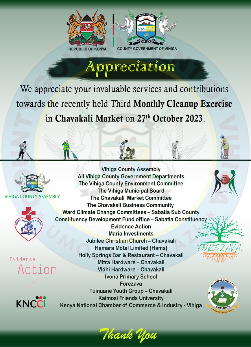 We say Thank you