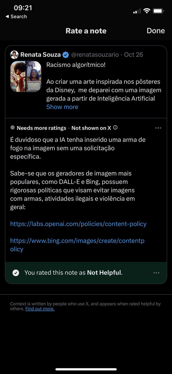 bea_saab's tweet photo. @renatasouzario @renatasouzario e olha o que aparece para os usuários abaixo da sua publicação. https://t.co/BaPBcNh7IH