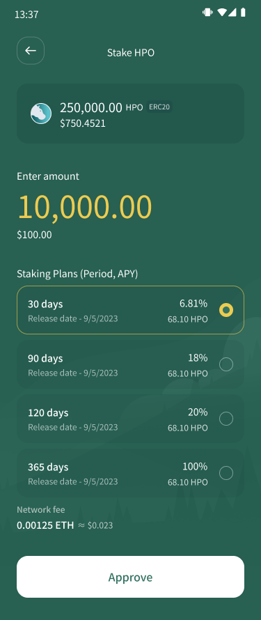 New version of Hippo Wallet released!

We are thrilled to announce that Hippo Wallet has just released its new and exciting version  1.15.0!

In this updated release, you can expect the following enhancements and bug fixes:

- Added TRON custom token
- Introducing Staking