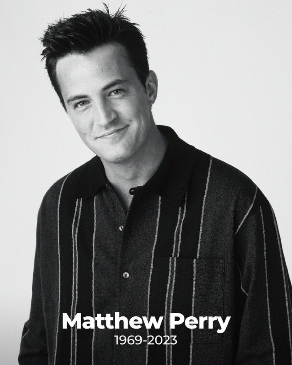 PequeFEP's tweet photo. Chandler Bing tendría un montón de chistes inconvenientes sobre tu partida. DEP https://t.co/mu2rZPMThW