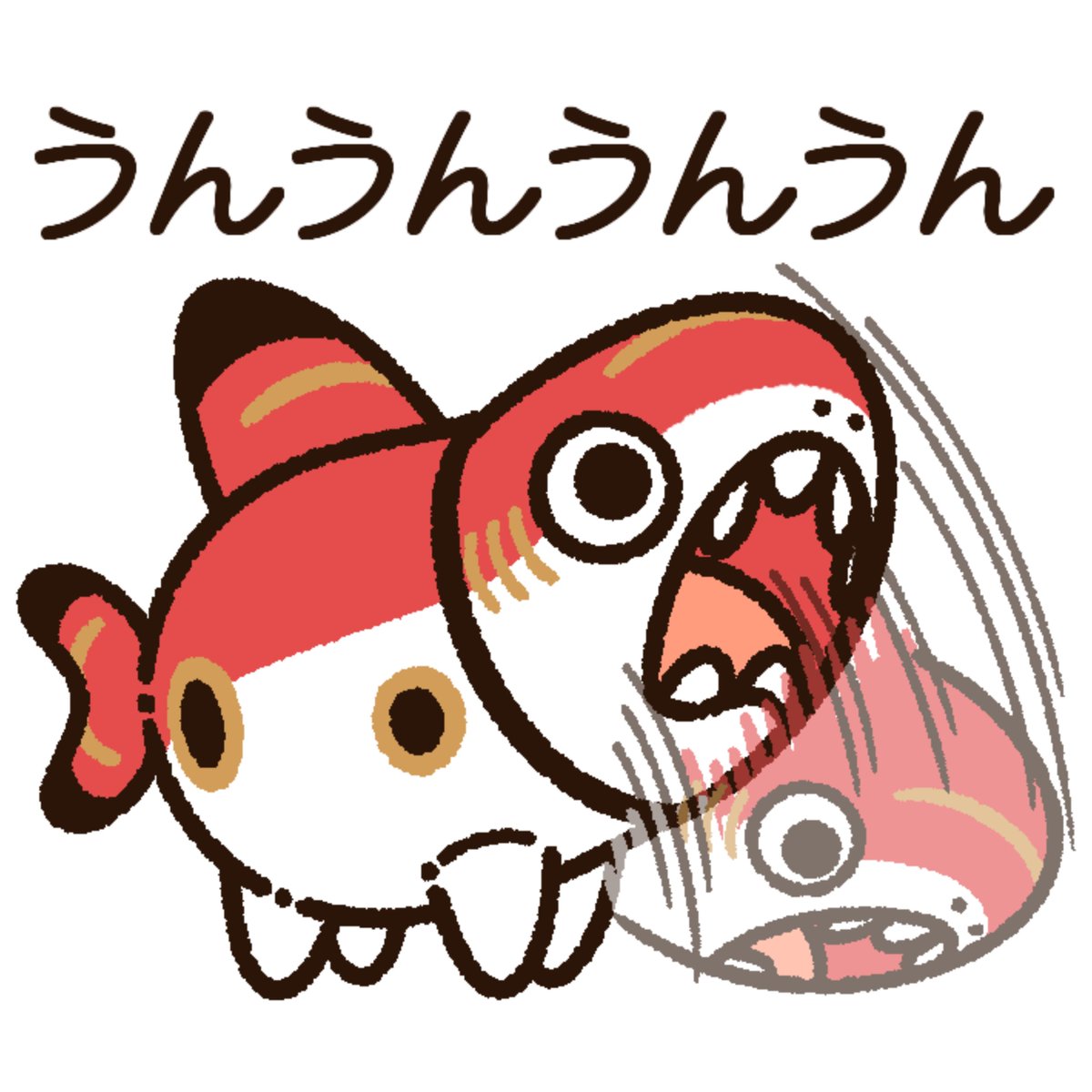サメベコのLINEスタンプを制作中～!  自分で描いていて、「可愛いな!」と自画自賛してる! 10月中にリリース予定!