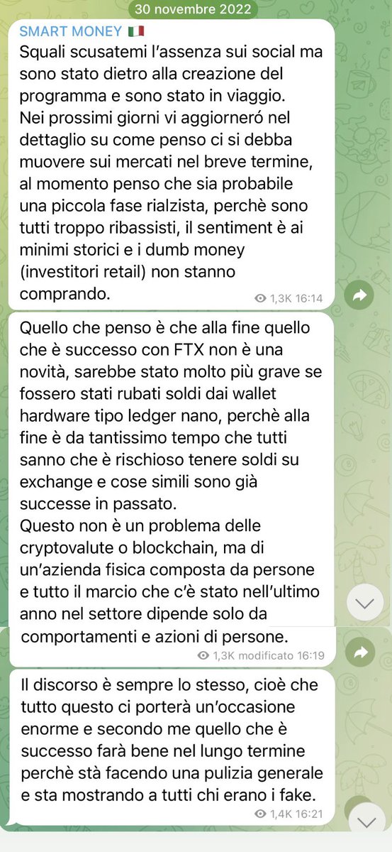 Quanto BTC era a 17K e tutti erano bearish.
Facile dire di fare il contrario della massa, ma pochi lo fanno davvero.