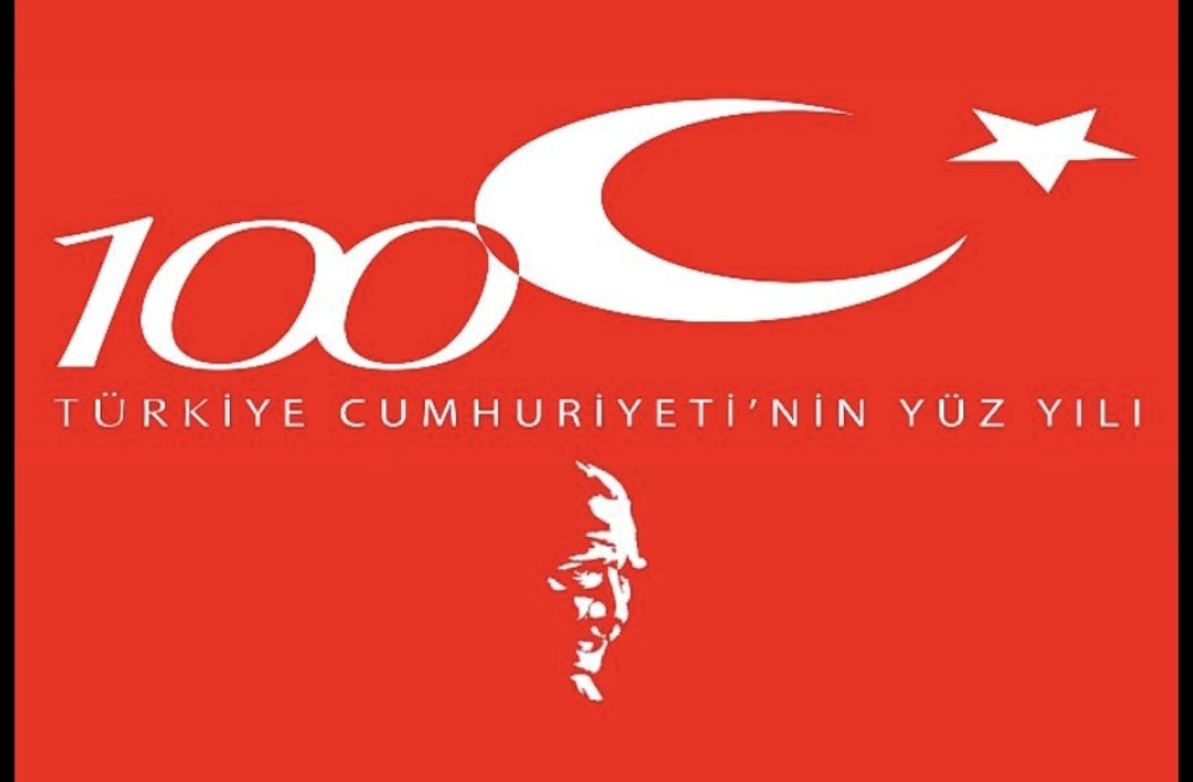 Türkiye Cumhuriyeti'nin 100. yılı kutlu olsun!                                                        Happy 100th anniversary of the Republic of Turkey! 
❤️🤍💯🇹🇷