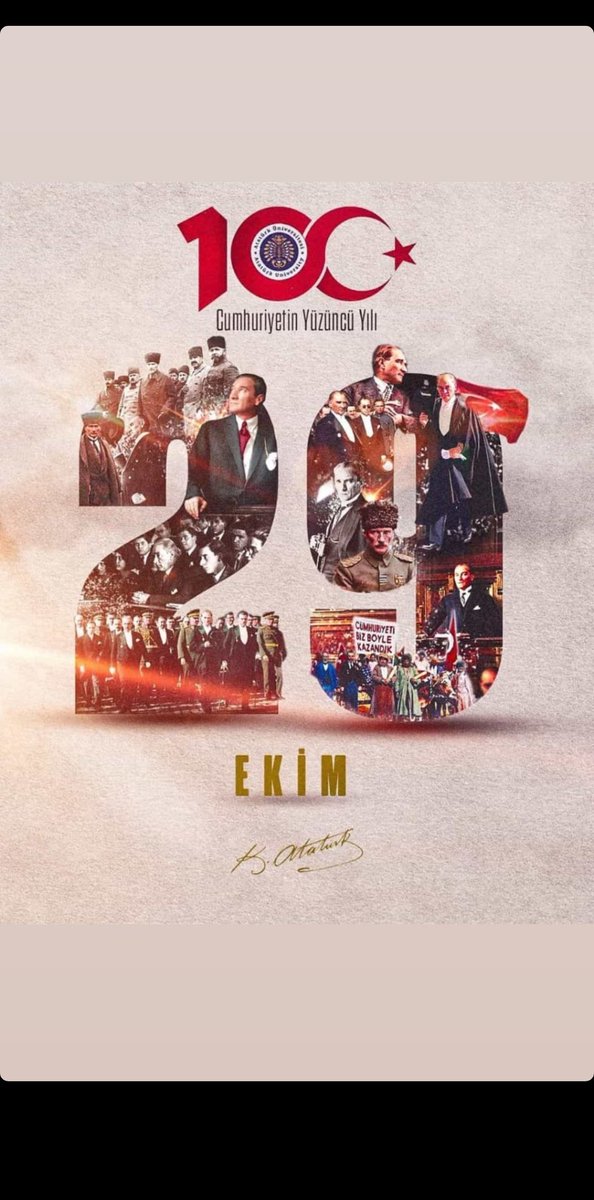 29 Ekim Cumhuriyet Bayramı'mızın 100. yılında, Cumhuriyetimizin bizlere kazandırdığı her değeri minnet ve onurla anıyor, Cumhuriyetimizin ışığında daha aydınlık yarınlara ulaşmamız dileklerimle Bayramımızı kutluyorum. Prof.Dr.Aslıhan Esringü