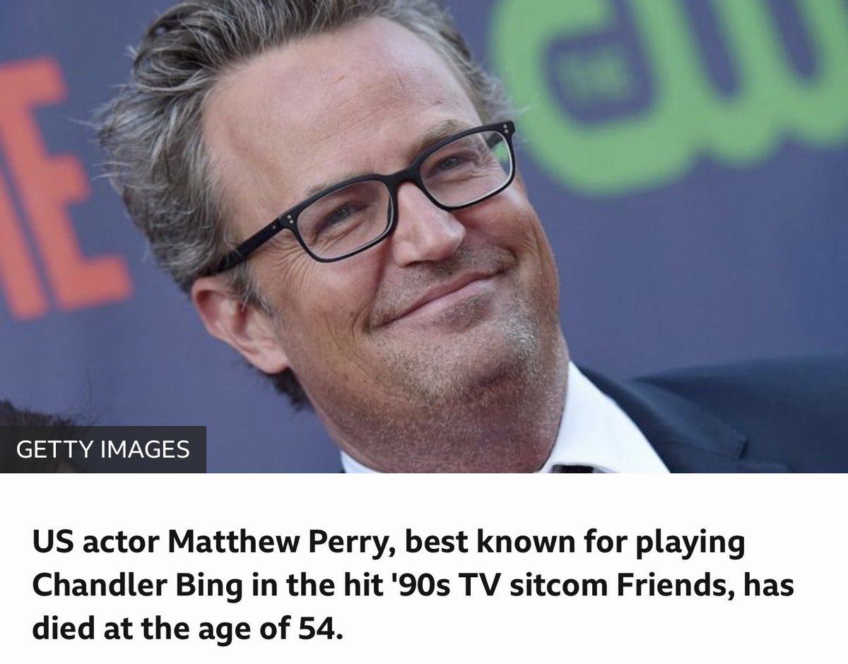 goodgrieftrust's tweet photo. We are so sorry to hear this sad news about #MatthewPerry this morning.

When a much loved celebrity dies it can create an outpouring of emotion and comments from many fans across social media and can often trigger our grief.

We send Matthew’s family and friends, all our support. 

🧡

https://t.co/iS2G2eLtfr