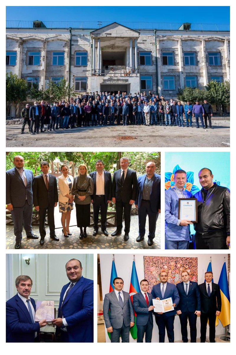 MehraliGasimov's tweet photo. 27 Oktyabr Ukrayna Fəxri Konsulluğunun Azərbaycan Respublikasında diplomatik fəaliyyətə başlamasından 3 il ötür. 

Bu müddət ərzində, Konsulluq qarşısında qoyulan ali məqsədlərin hər biri yerinə yetirilmişdir.

Yaşasın Azərbaycan-Ukrayna dostluğu! https://t.co/SjOcdcOQsV