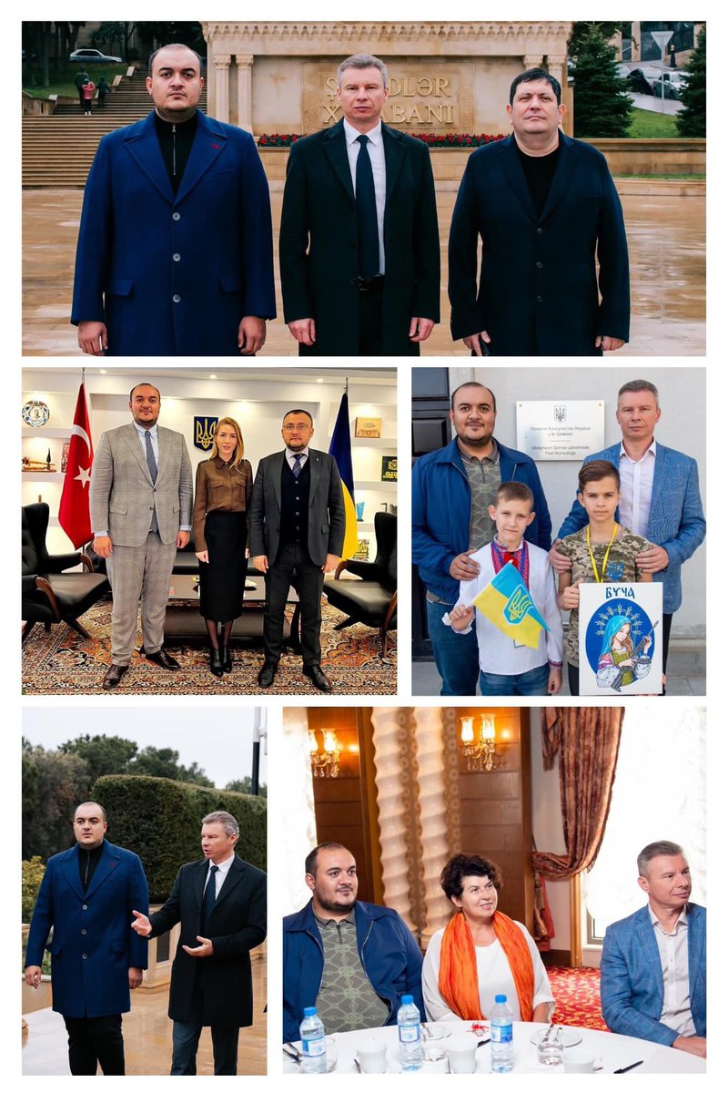 MehraliGasimov's tweet photo. 27 Oktyabr Ukrayna Fəxri Konsulluğunun Azərbaycan Respublikasında diplomatik fəaliyyətə başlamasından 3 il ötür. 

Bu müddət ərzində, Konsulluq qarşısında qoyulan ali məqsədlərin hər biri yerinə yetirilmişdir.

Yaşasın Azərbaycan-Ukrayna dostluğu! https://t.co/SjOcdcOQsV